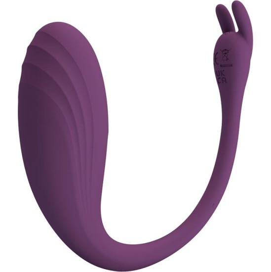 Prettylove Catalina Vibrating Egg with APP Purple