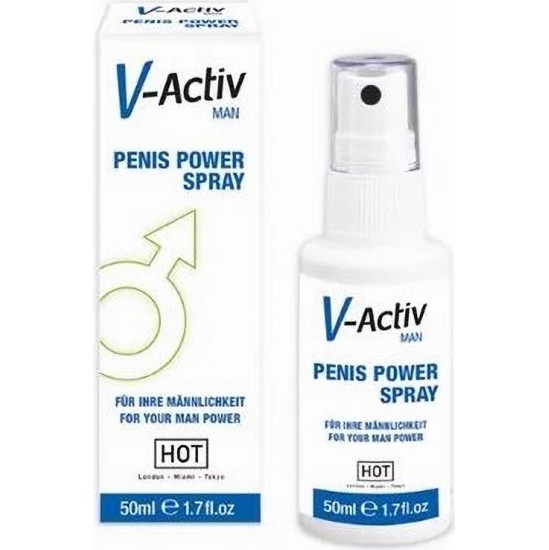 HOT V-Activ Penis Power Spray for Men 50 ml