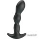 Prettylove Yale Butt Plug with Vibration Black