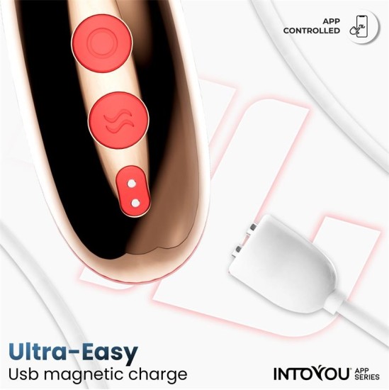 Intoyou App Series Rondy Vibrating and Licking Tongue Stimulator with App