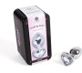Secret Play Clear Crystal Heart Metal Butt Plug Size S