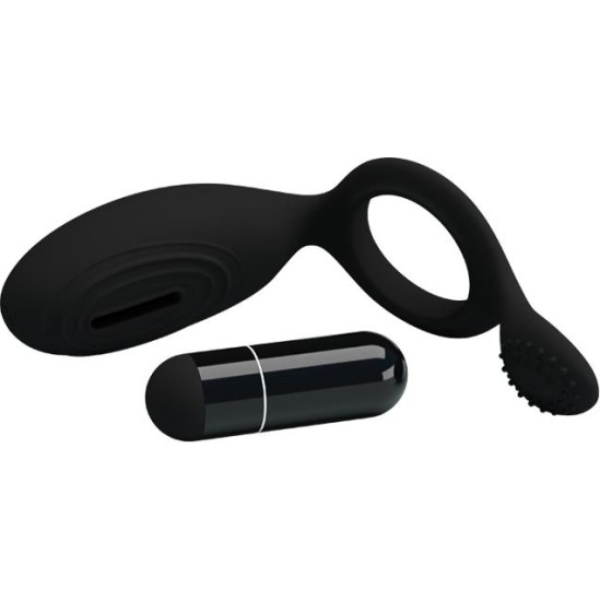 Prettylove Pretty Love Cock Ring Ethel Black