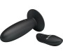 Prettylove Butt Plug with Remote Control Black