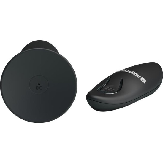 Prettylove Butt Plug with Remote Control Black