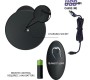 Prettylove Butt Plug with Remote Control Black