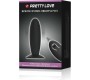 Prettylove Butt Plug with Remote Control Black