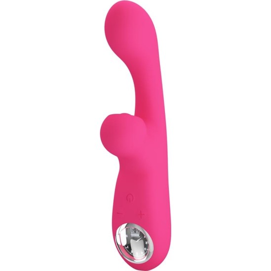 Prettylove Skylar Bunny Vibrator and Thumping  Pink