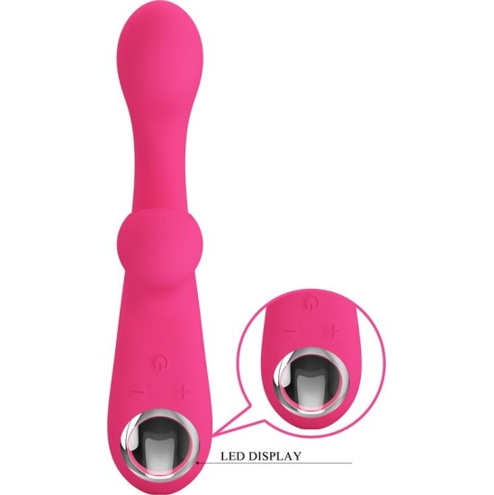 Prettylove Skylar Bunny Vibrator and Thumping  Pink
