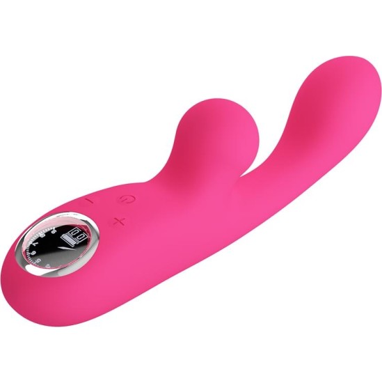 Prettylove Skylar Bunny Vibrator and Thumping  Pink