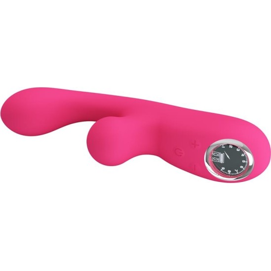 Prettylove Skylar Bunny Vibrator and Thumping  Pink