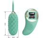 Prettylove Vivian Vibrating Egg with Digital Screen Remote Control Green
