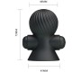 Prettylove Nipple Sucker with Vibration Black