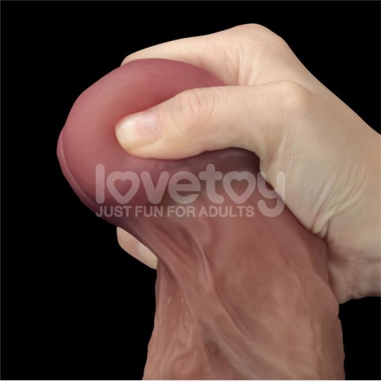 Lovetoy Dildo Dual Layered XXL 10.5 Black