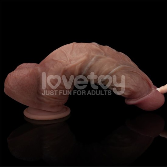 Lovetoy Dildo Dual Layered XXL 10.5 Black