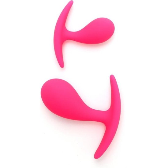 Rimba Toys Anal Play Plug Duo set Copenhagen Pink