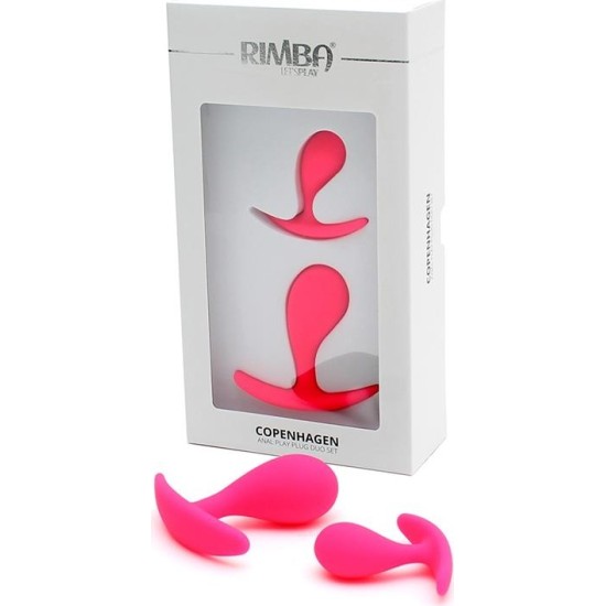 Rimba Toys Anal Play Plug Duo set Copenhagen Pink