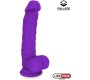 Liketrue Realistic Dildo Liquid Silicone Dual Layer 8 Purple