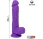 Liketrue Realistic Dildo Liquid Silicone Dual Layer 8 Purple