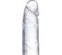 Glazed Realistic Dildo with Testicles Crystal Material 20 cm