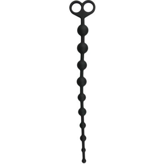Easytoys Long Anal Beads Black