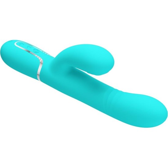 Prettylove Mariana Vibrator 4 in 1 Silicone Turquoise