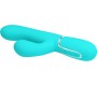 Prettylove Mariana Vibrator 4 in 1 Silicone Turquoise