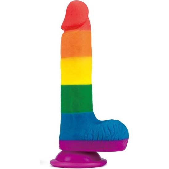 Lovetoy Dildo Prider 7.5 Liquid Silicone LGBT