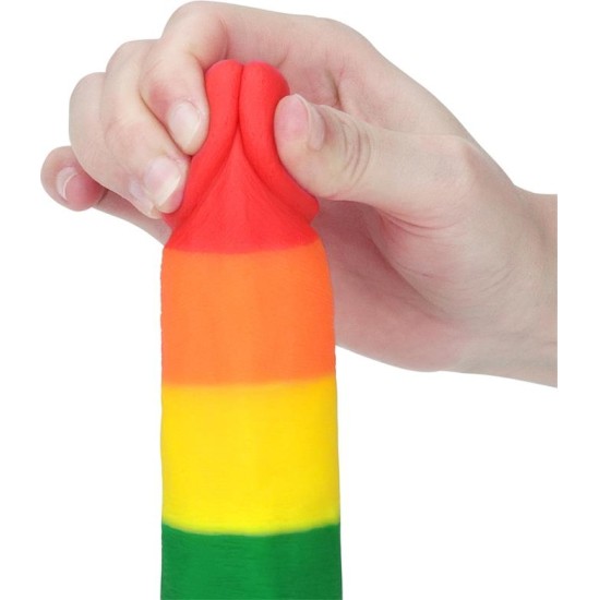 Lovetoy Dildo Prider 7.5 Liquid Silicone LGBT