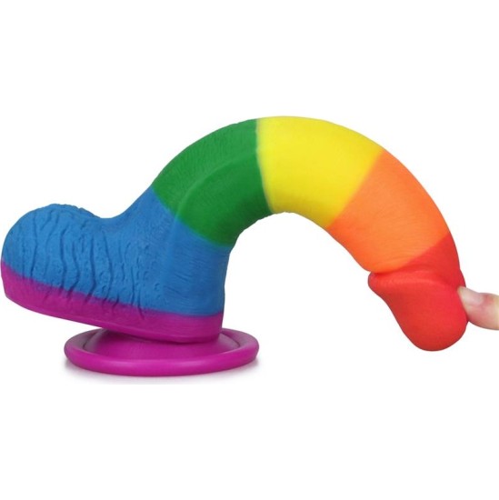 Lovetoy Dildo Prider 7.5 Liquid Silicone LGBT