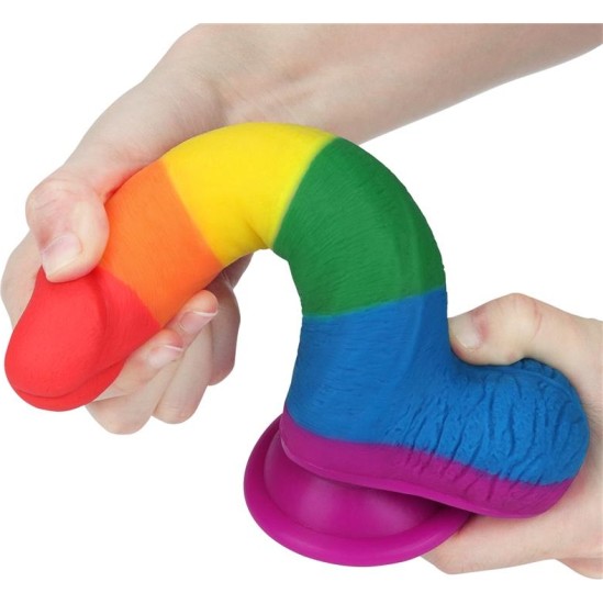Lovetoy Dildo Prider 7.5 Liquid Silicone LGBT