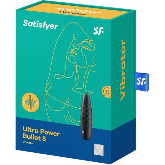 Satisfyer Ultra Power Bullet 5 Vibrating Bullet Black