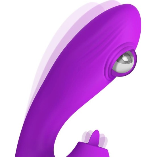 Action No. TwentyOne Vibe with Ball Pulsation and Lickint Tongue