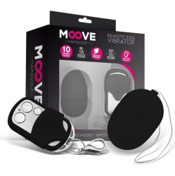 Moove Vibrating Egg with Remote Control Mini Black