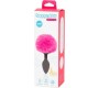 Happy Rabbit Butt Plug with Pink Fur Tail Small