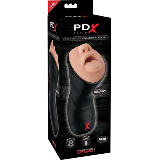 Pdx Elite Deep Throat Vibrating Stroker