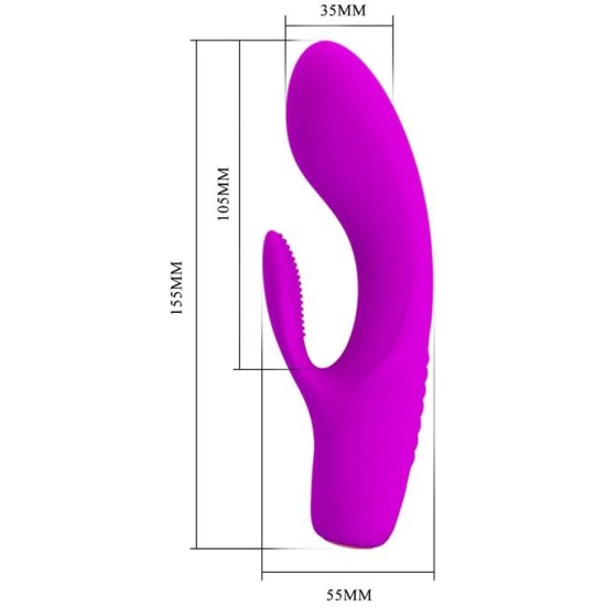 Prettylove Tim Vibrating G-Spot Rabbit Flexible