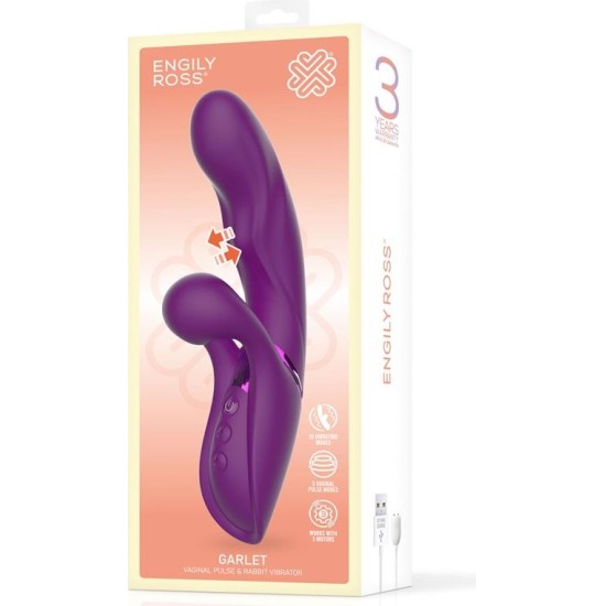 Engily Ross Garlet Vibe with Pulsation Ball 3 Motors