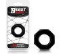 Beast Rings Cock Ring Super Flexible Polygonal 2.2 cm Black