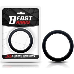 Beast Rings Cock Ring Solid Silicone 5.5 cm Black