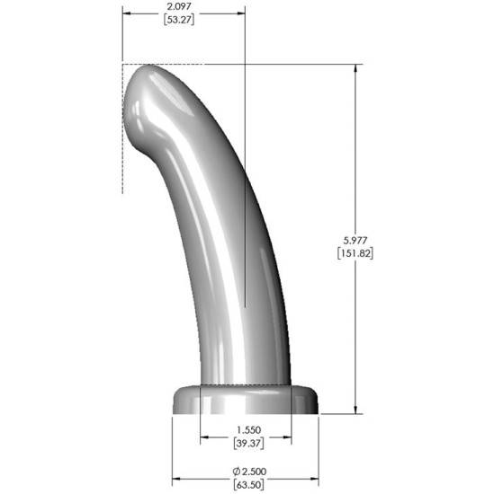 Fleshlight Herspot Dildo Golden Rose Medium Size