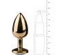 Easytoys Metal Butt Plug No.1 - Gold