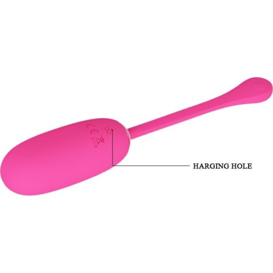 Prettylove Vibrating Egg Julius USB Silicone Pink
