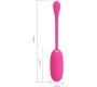 Prettylove Vibrating Egg Julius USB Silicone Pink