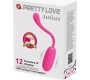 Prettylove Vibrating Egg Julius USB Silicone Pink