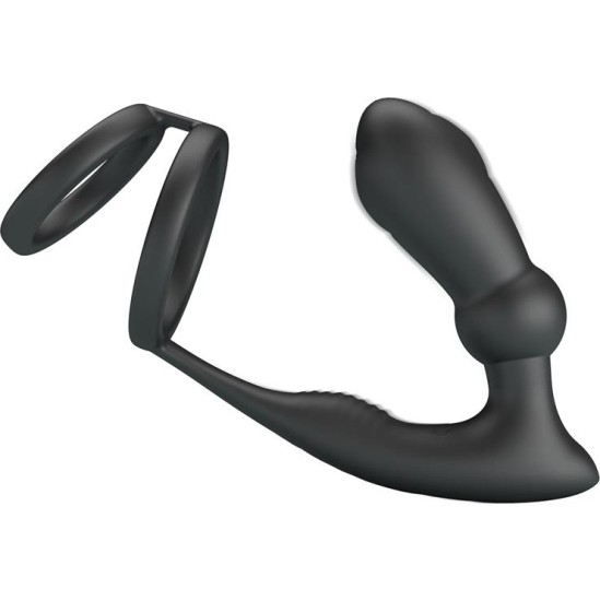Prettylove Emoni Vibrating Butt Plug and Cock Ring