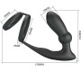 Prettylove Emoni Vibrating Butt Plug and Cock Ring