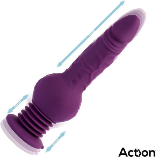 Action Booster Ultra Jet Thruster Vibrator with Powerfull Suction Cup