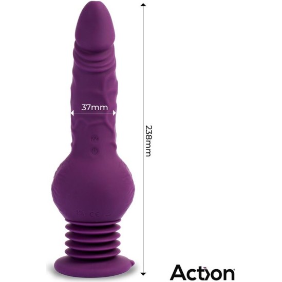 Action Booster Ultra Jet Thruster Vibrator with Powerfull Suction Cup