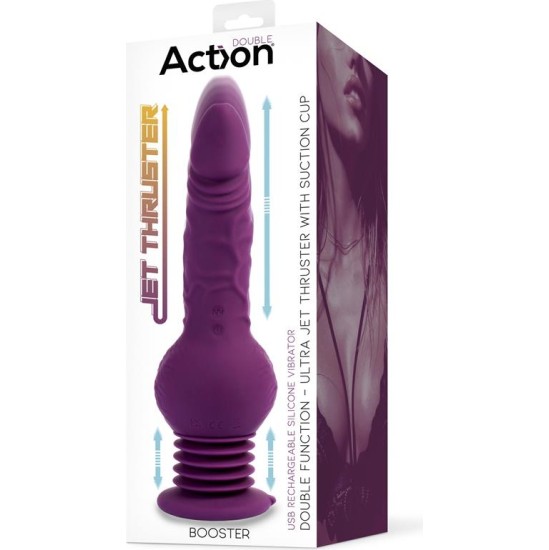 Action Booster Ultra Jet Thruster Vibrator with Powerfull Suction Cup