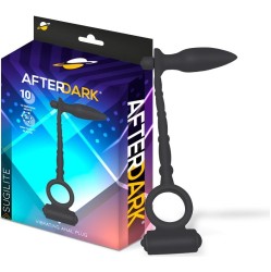 Afterdark Sugilite Vibrating Anal Plug with Penis Ring with vibration